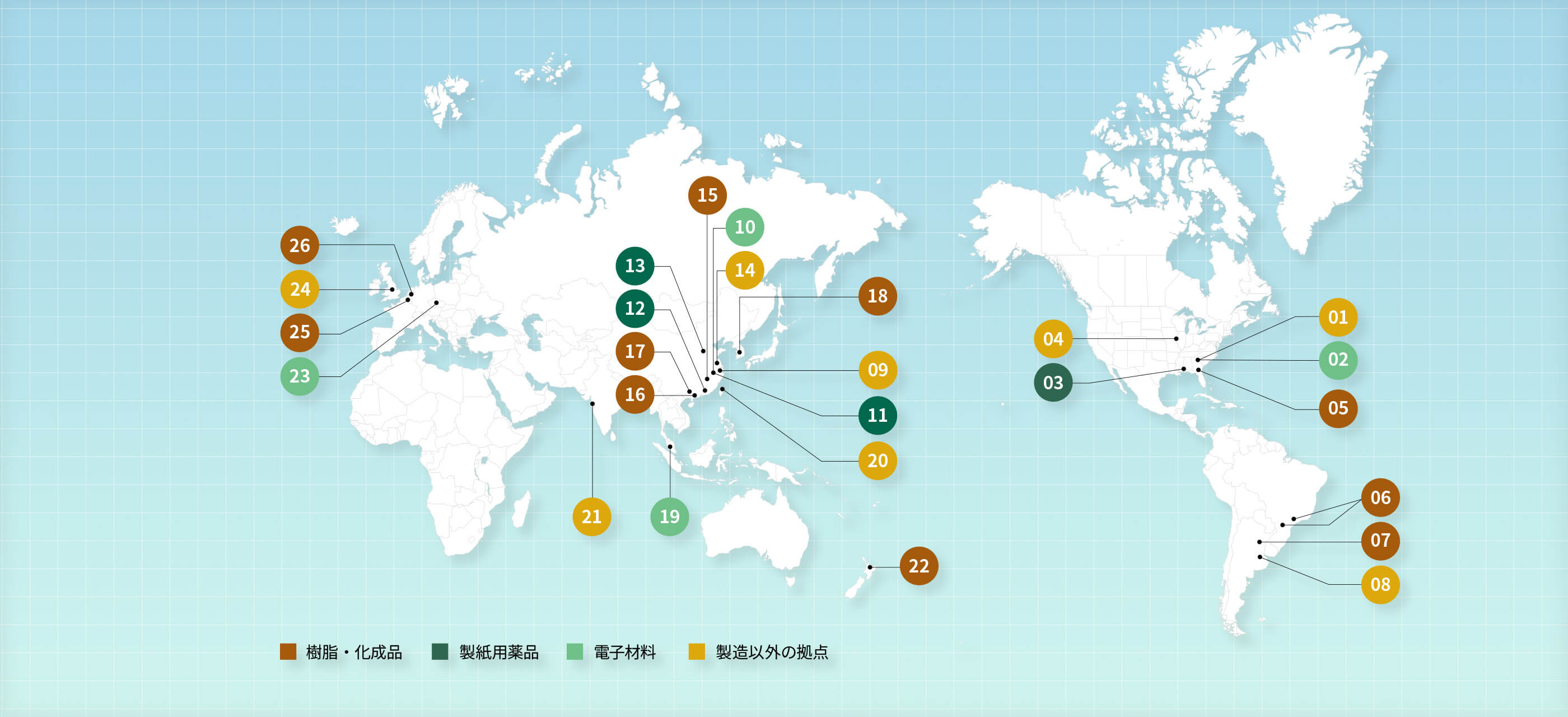 グローバル展開map